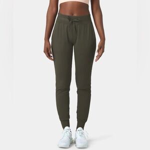 Halara Cloudful High Waisted Joggers, Olive Green, Woman’s Large